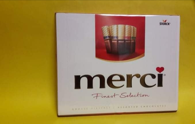8 rūšių šokoladukų rinkinys MERCI